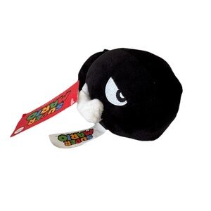 Nintendo Super Mario Bullet Bill Soft Plush Toy 5” NEW!